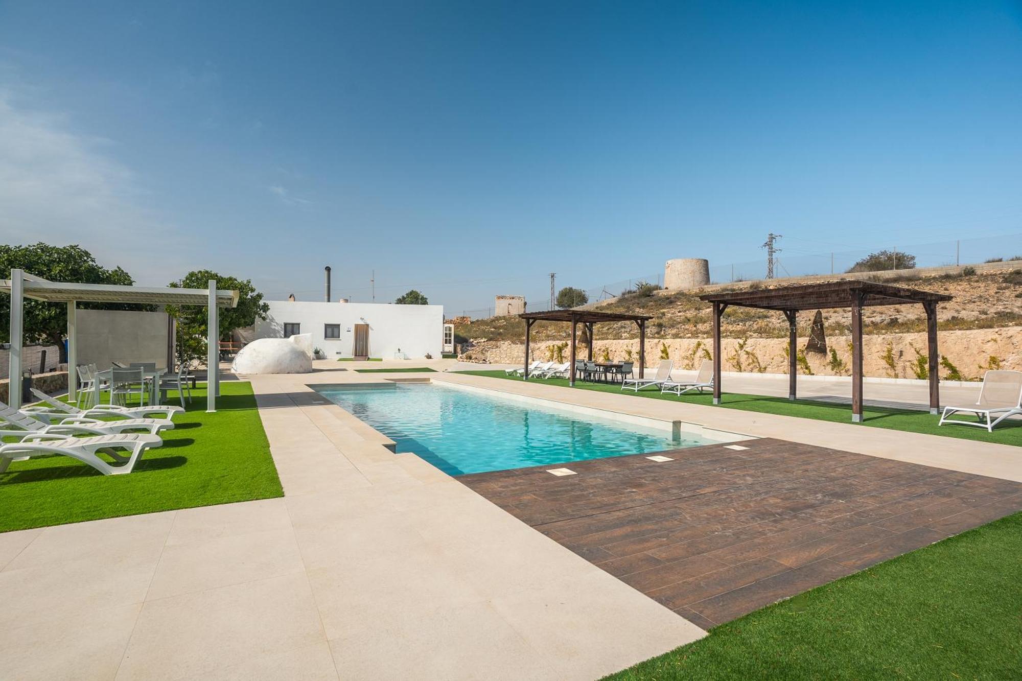 Villa De Fernan Perez Nijar Bagian luar foto